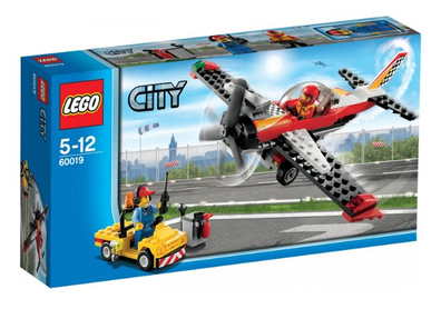 LEGO Set-Stunt Plane-Town / City / Airport-60019-1-Creative Brick Builders